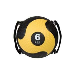  Rhino Ultra Grip Medicine Ball 6lbs 9 (Yellow) Sports 