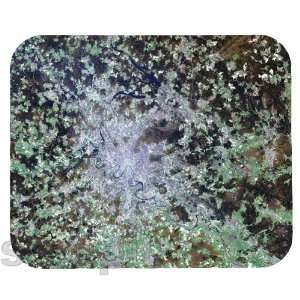 Moscow Satellite Map Mouse Pad 