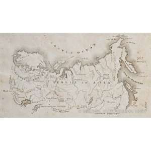  Drury Map of Russia and Siberia (1822)