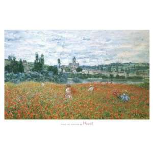  Field of Poppies by Claude Monet 24 X 36 Poster
