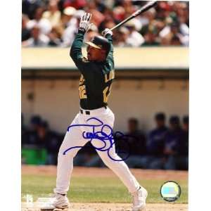  TERRENCE LONG OAKLAND ATHLETICS,AS,SIGNED,AUTOGRAPHED 