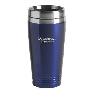 Quinnipiac University   16 ounce Travel Mug Tumbler   Blue