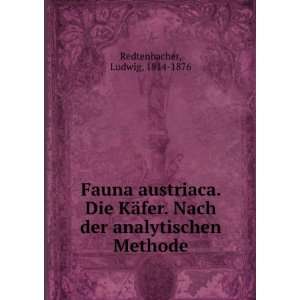  Fauna austriaca. Die KÃ¤fer. Nach der analytischen 