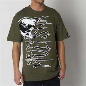  Metal Mulisha Evets T Shirt   2X Large/Military Green 