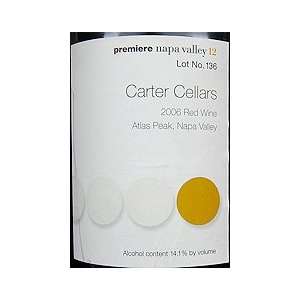  2006 Carter Cellars Premiere Lot No. 136 Red Wine 750ml 