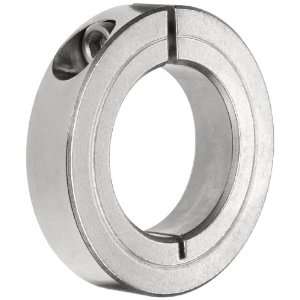 Climax Metal HIC 087 S Shaft Collar, One Piece, Clamp Style, Stainless 