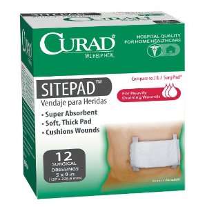  Pad, Abdominal, Sitepad, Curad, 5x9, Strl Health 