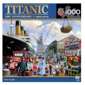   Commemorative Titanic 1000 Piece Puzzle, Titanic Voyage Toys & Games