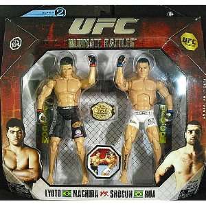  SHOGUN RUA & LYOTO MACHIDA   UFC DELUXE 2 PACKS 2 JAKKS TOY UFC 