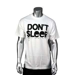 Filthy Dripped Dont Sleep Tee White. Size MD
