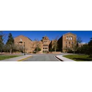 Facade of a Building, UCLA, Powell Library, Los Angeles, California 