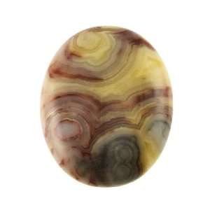 40x30mm Oval Mexican Crazy Lace Agate Cabochon   Pack of 1 