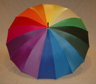 Classic Wood Umbrella with wooden shaft and handle  