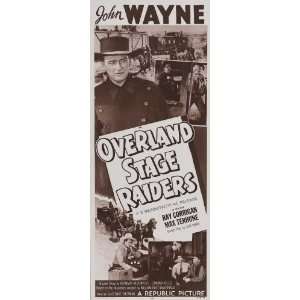    Overland Stage Raiders   Movie Poster   27 x 40