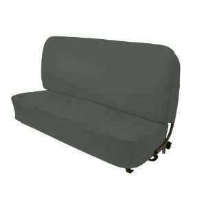  Acme U105 0702 Front Charcoal Smooth Vinyl Bench Seat 