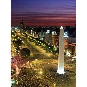  Obelisko, Avenida 9 de Julio, Buenos Aires, Argentina 