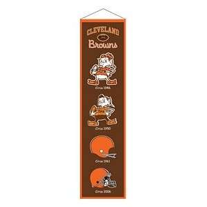  Cleveland Browns Wool 8x32 Heritage Banner Sports 