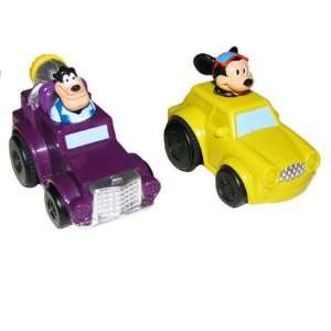  Disney Mickey Motors Raceway Vehicles with Figures Toys 