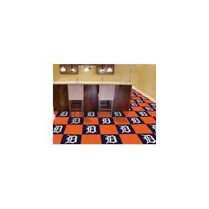 Detroit Tigers Carpet Tiles 