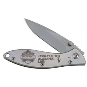  Alabama Crimson Tide 2011 BCS National Champions Knife Frost 