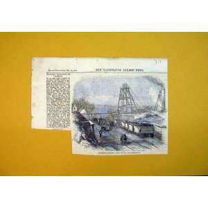  Tyldesley Colliery Explosion Scene 1858 Manchester