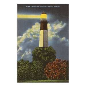  Tybee Lighthouse, Savannah Beach, Georgia Giclee Poster 