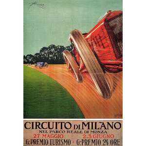  CIRCUITO DI MILANO MONZA GRAND PRIX CAR RACE ITALY ITALIA 