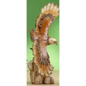  Faux Wood Eagle Collectible Decoration Design Bird Hawk 