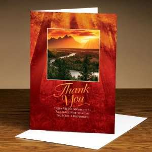 Successories Thank You River 25 Pack Greeting Cards 