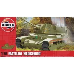  Airfix 1/76 British Matilda Hedgehog Tank Model Kit Toys 