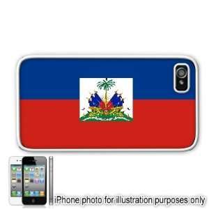  Haiti Haitian Flag Apple Iphone 4 4s Case Cover White 