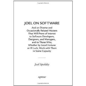   That Will Prove of Interest to Sof [Paperback] Joel Spolsky Books
