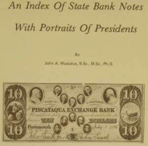 1978 Book State Bank Notes w/Portraits of US Presidents  