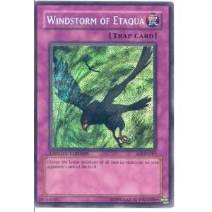  Yugioh Windstorm of Etaqua Limited Edition Hologram Card 