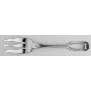   Medium Solid Cold Meat Serving Fork, Sterling Silver