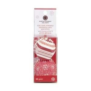    Candy Cane Mini Cupcake Wrappers 96/Pkg Arts, Crafts & Sewing