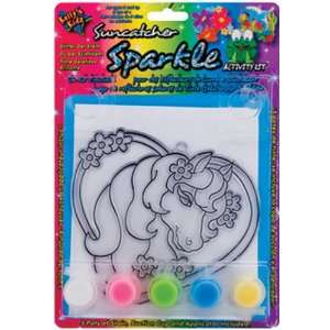  Kellys Crafts Kidz Sparkle Suncatcher Activity Kit Horse 