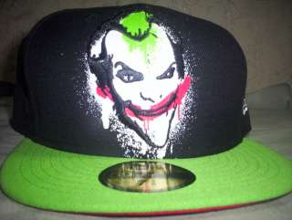Batman Arkham City   Joker Paint 5950   DC Comics   New Era Hat   NWT 