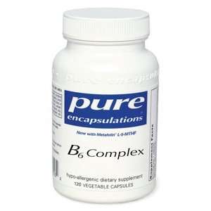  B6 Complex 60 Capsules   Pure Encapsulations Health 