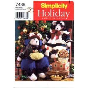  Simplicity 7439 Sewing Pattern Holiday Crafts Christmas 