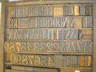 270+ Antique Wood Print Type Set Printing Press Letters Numbers Border 