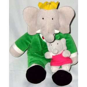  Babar and Celeste Plush 9 Toys & Games