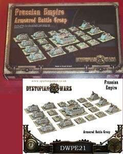 Dystopian Wars DWPE21 Prussian Armoured Battle Group  
