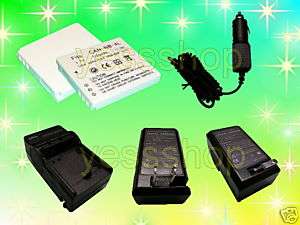 2x NB 4L Battery+Charger for Canon PowerShot SD1000 TX1  