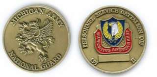 MICHIGAN ARMY NATIONAL GUARD Challenge Coin  