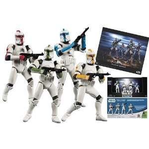    Star Wars Clone Trooper   Troop Builder 4 Pack Toys & Games