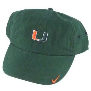   Nike Miami Hurricanes Green Ladies Turnstile Hat