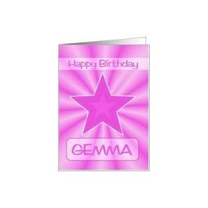  Birthday   Girl Name Specific, Gemma Card Health 