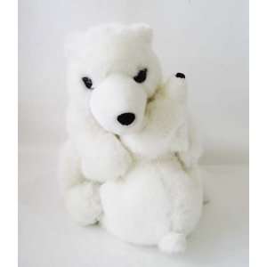  Plush Polar Bear & Baby Toys & Games