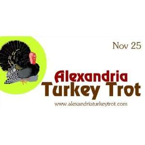  3x6 Vinyl Banner   Alexandria Turkey Trot 